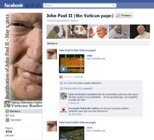 Papa Wojtyla, beatificazione: è boom iscritti su Facebook