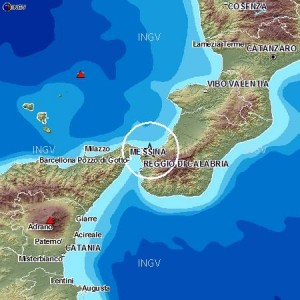 Terremoto Stretto di Messina, 4.6 sentito anche a Catania e Cosenza