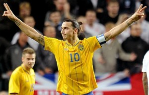 Zlatan Ibrahimovic fa poker contro l'Inghilterra e segna il gol del secolo 